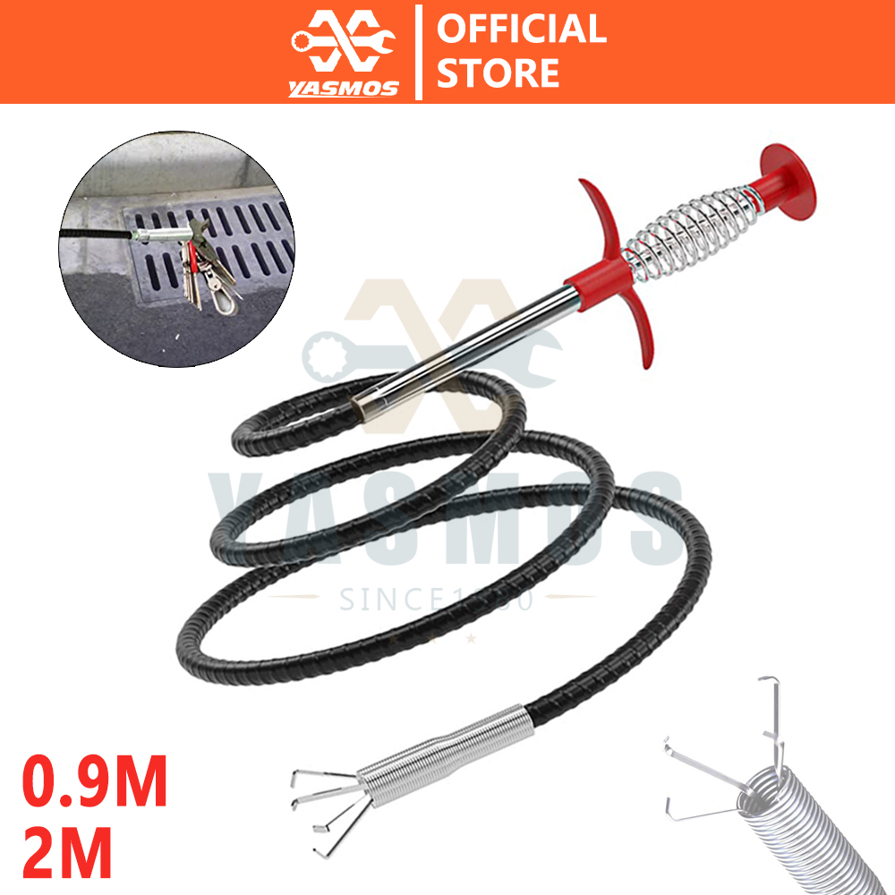 36 Snake Drain Clog Remover - Used as Hair Clog Remover for Sink, Shower,  and Bathtub - Dryer Vent Cleaner, and as a Flexible Grabber Tool for Hard  to Reach Places 