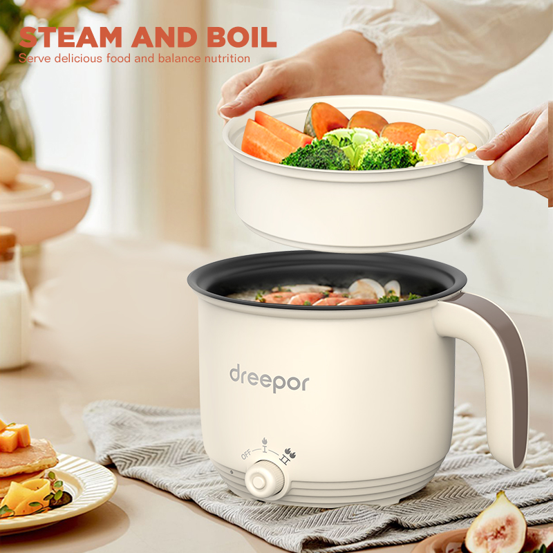  Electric Cooker Rice Cooker (1.8 liters / 300W / 220V) Home  Insulation Function Quality Inner Pot Spoon Steamer Mini Heart-Shaped  Dormitory Small Appliances Can Accommodate Up to 2 People (B) 