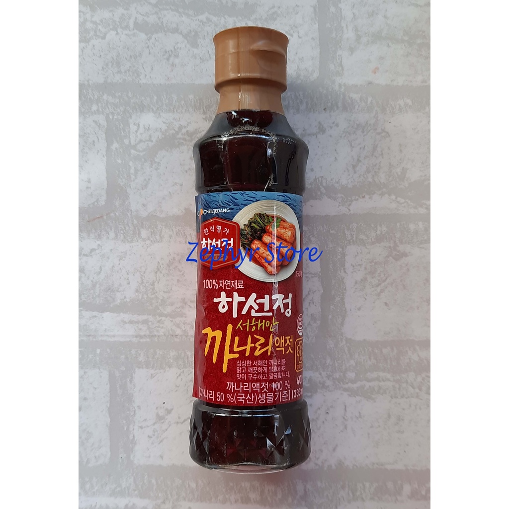 CJ Korean Fish Sauce for Radish Kimchi 400g Lazada PH