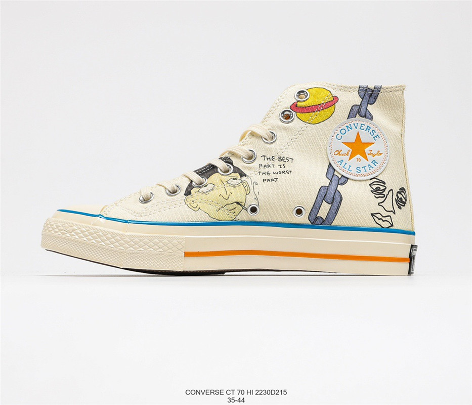 converse high tops graffiti