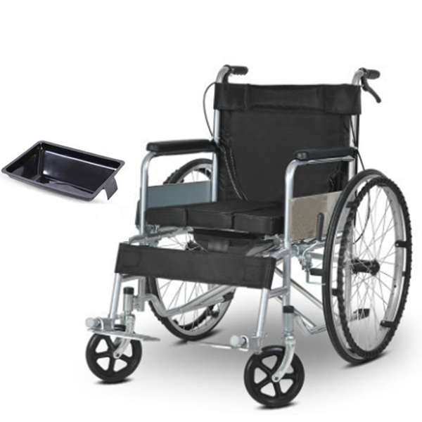 Adult portable wheelchair trolley with handbrake wheelchair child