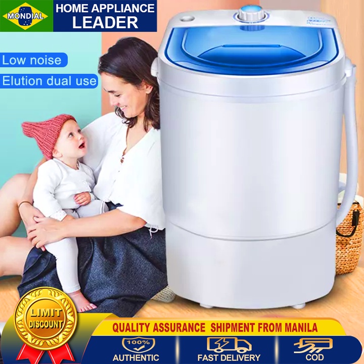 【Spot in Manila】 【COD】New Automatic Mini Portable Washing Machine