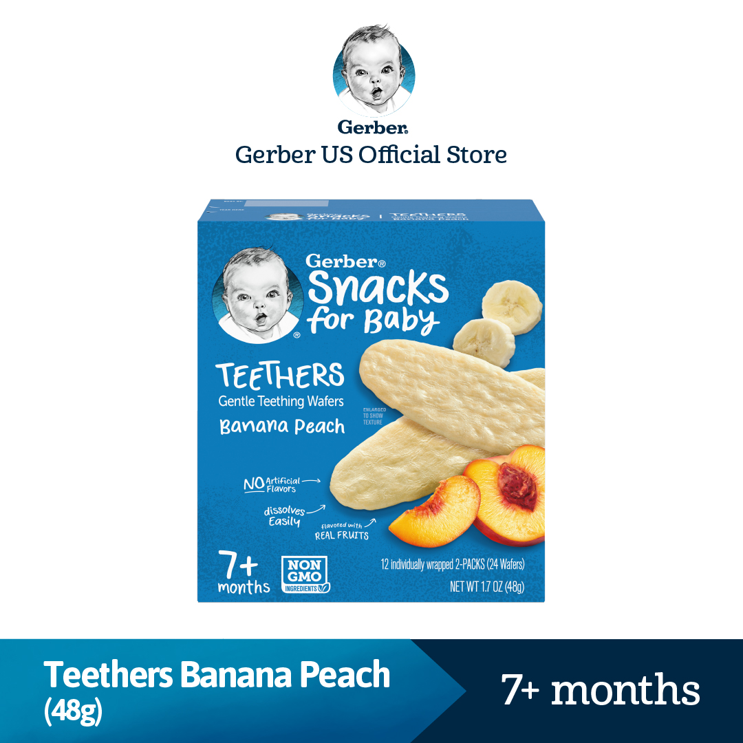 Gerber Teethers Banana Peach 48G Lazada PH