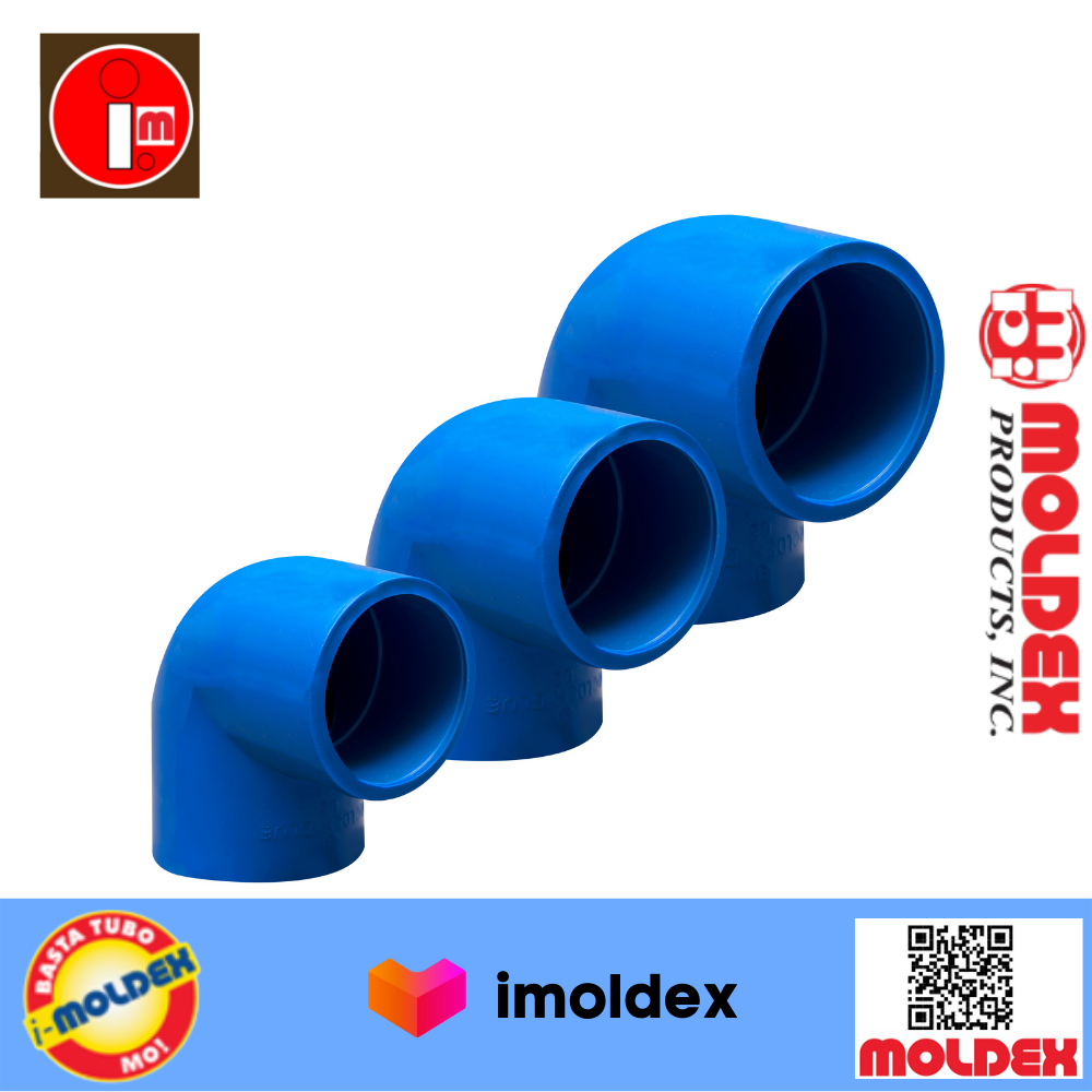 MOLDEX BLUE Elbow Fittings 90 degrees (set of 3) | Lazada PH