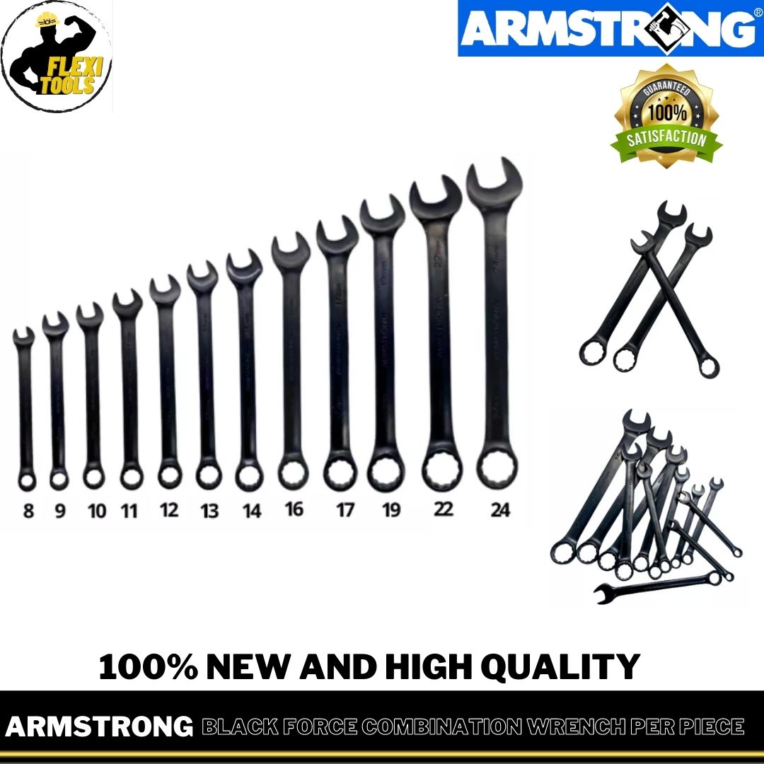 ARMSTRONG BLACK FORCE COMBINATION WRENCH PER PIECE | Lazada PH