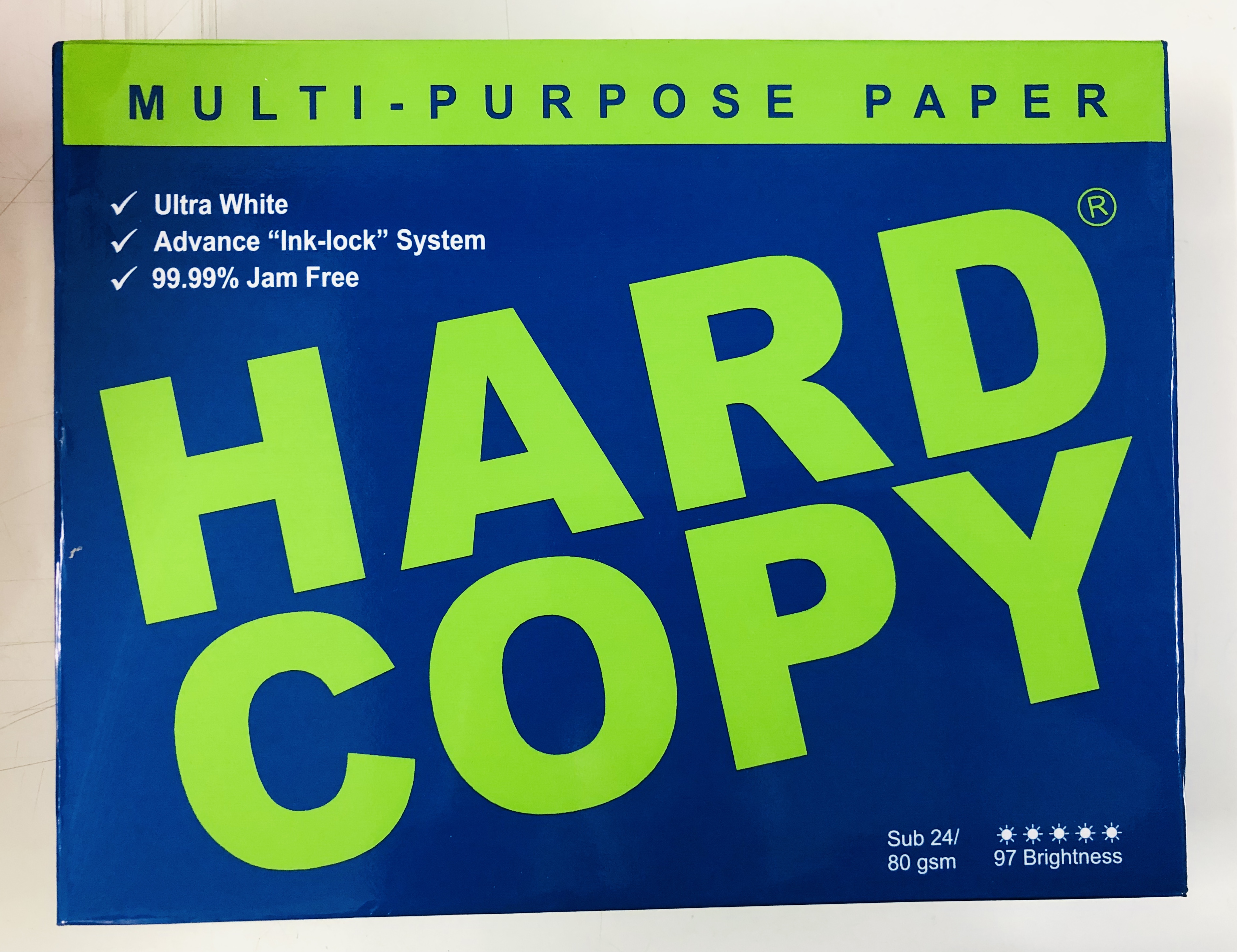 Mfhptn Hard Copy Bond Paper Short 85x11 80gsm Blue 500sheets Per Ream Substance 24 Authentic 1055