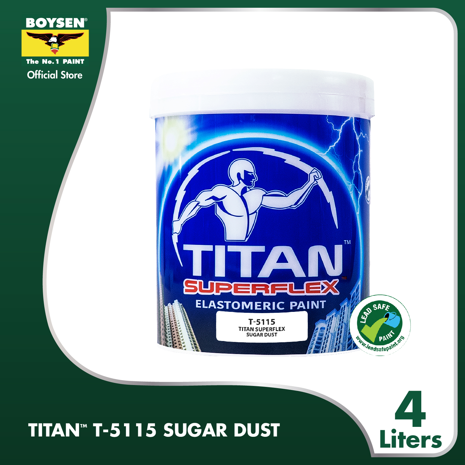 Titan Superflex Elastomeric Paint Sugar Dust T51154L Lazada PH
