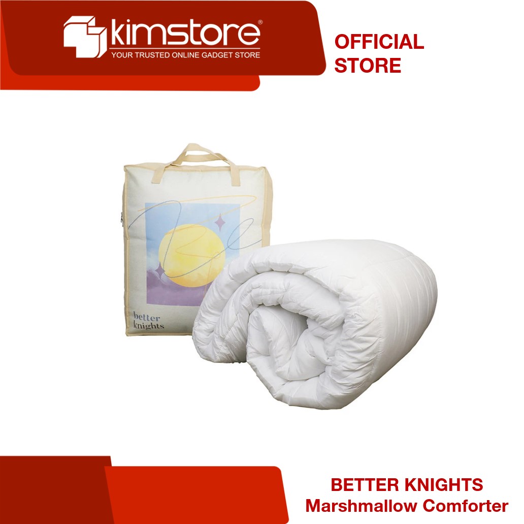 KIMSTORE Better Knights Marshmallow Comforter Duvet Stitched Microfiber