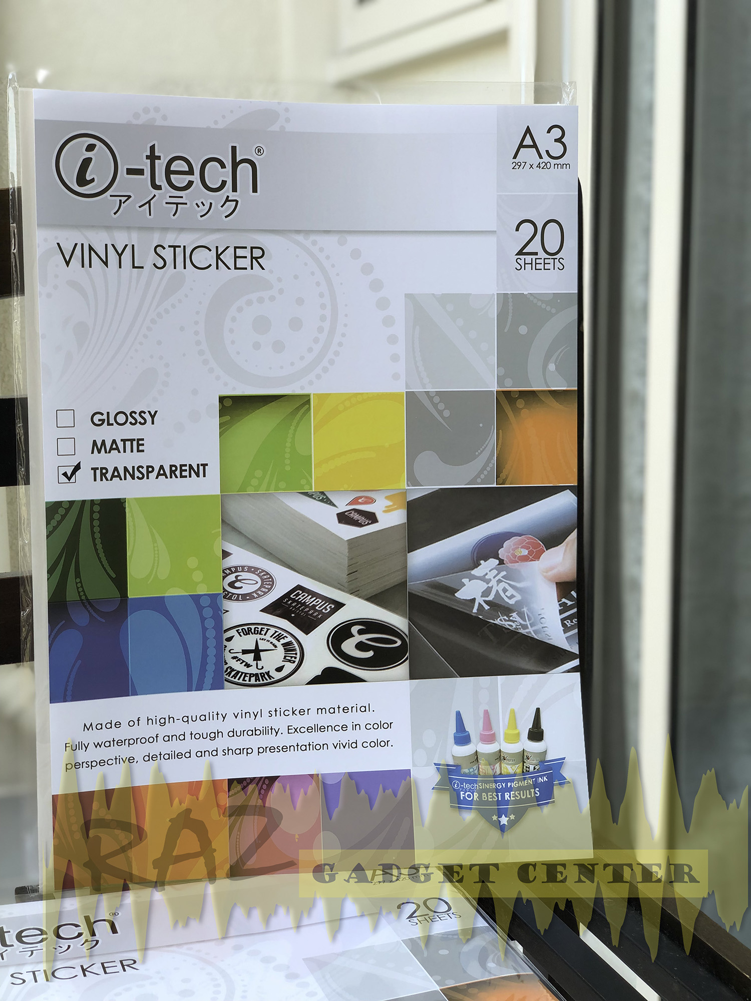 I-tech Waterproof Printable Vinyl Sticker