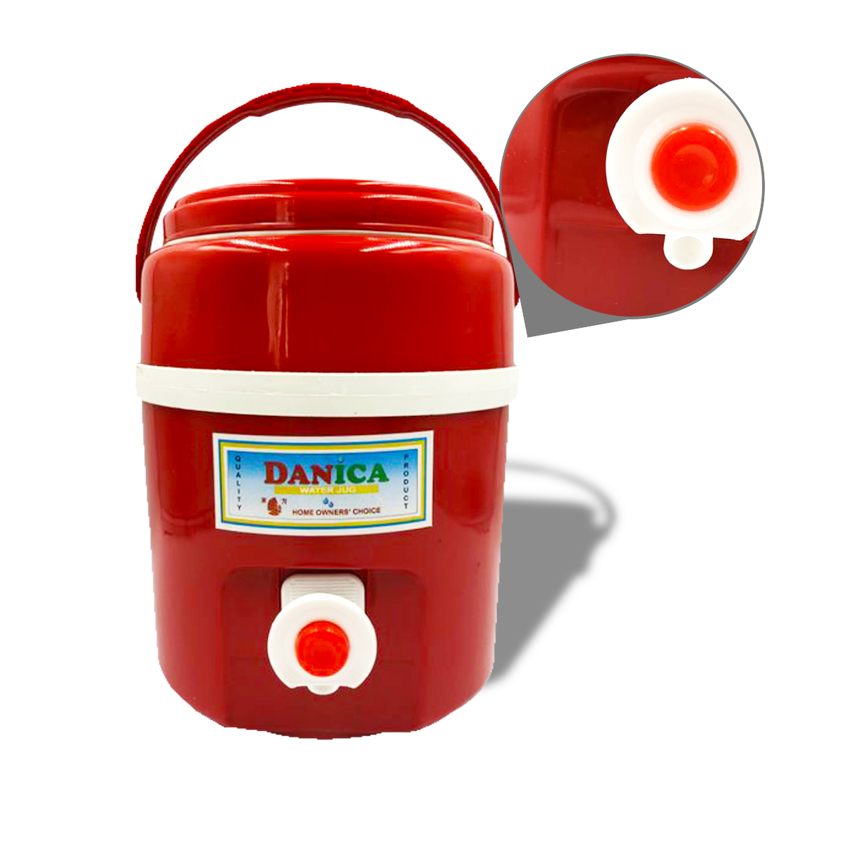 Danica Round Water Jug with Faucet 3 Liters Good Quality Random Color