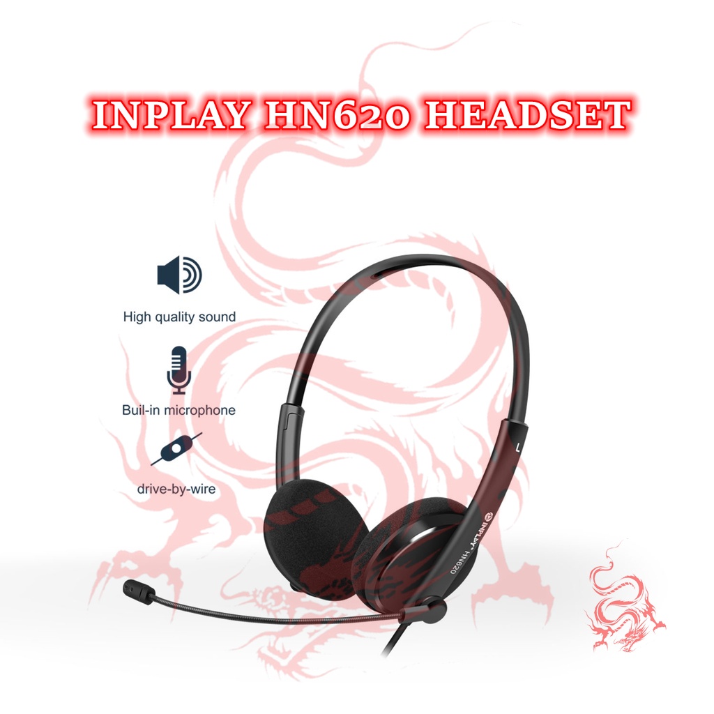 InPlay HN620 Headset Clear HD Sound Noise Cancelling Headphone Headset with Microphone Lazada PH
