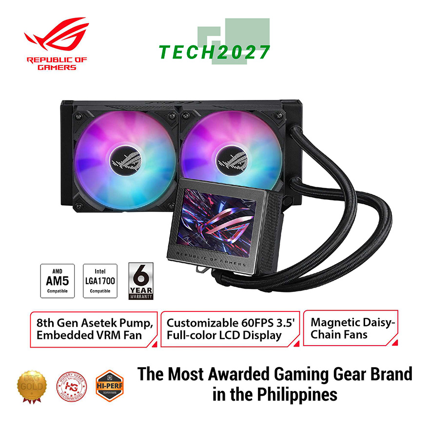 ASUS ROG Ryujin III 240 ARGB all-in-one liquid CPU cooler with 400mm ...