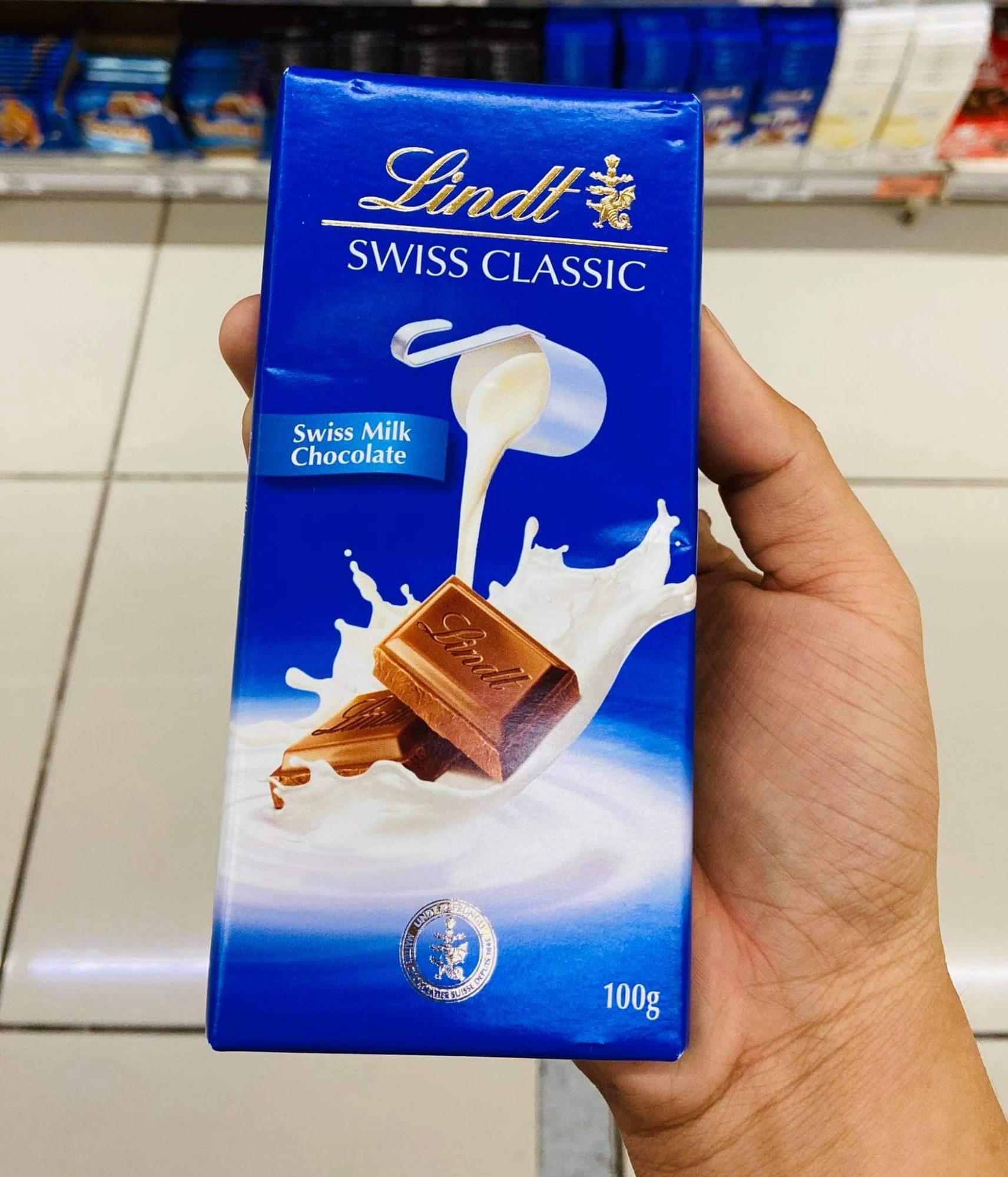 Lindt Swiss Classic Milk Chocolate 100g ️ Lazada Ph 1784