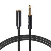 Braided Headphone Extension Cable 3.5mm Jack Male to Female Audio Cord