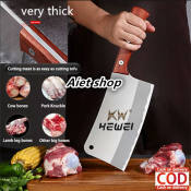 Aiet shop Kitchen cleaver wooden handle 7 inches