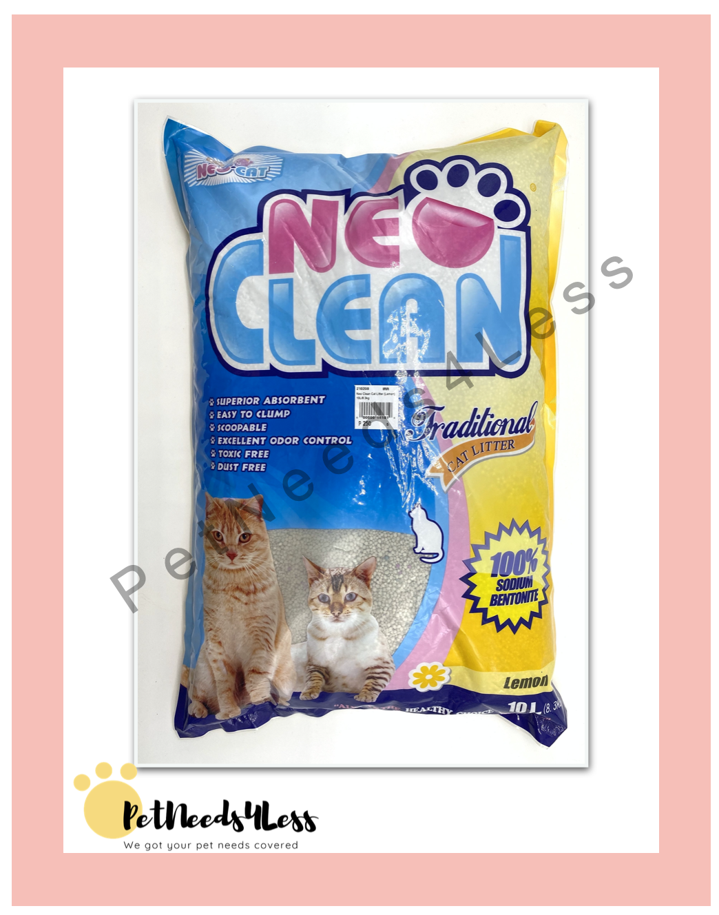 Neo Clean Cat Litter Sand 10L LEMON SCENT Lazada PH