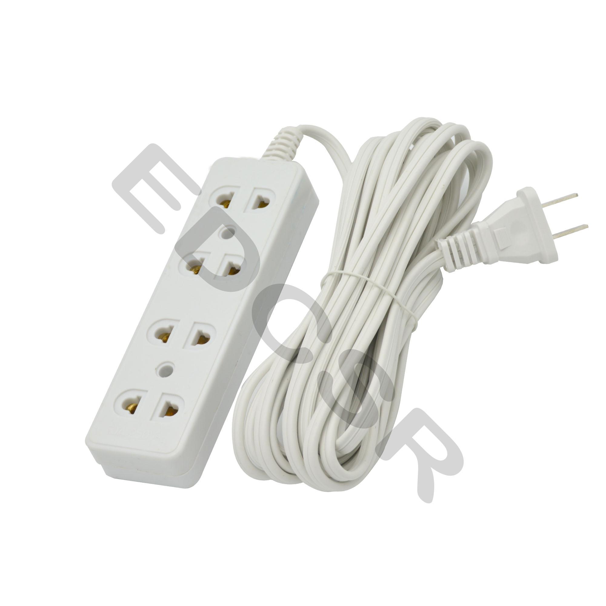 Standard 4 Gang Socket Extension Cord Cable 5 Meters Lazada PH