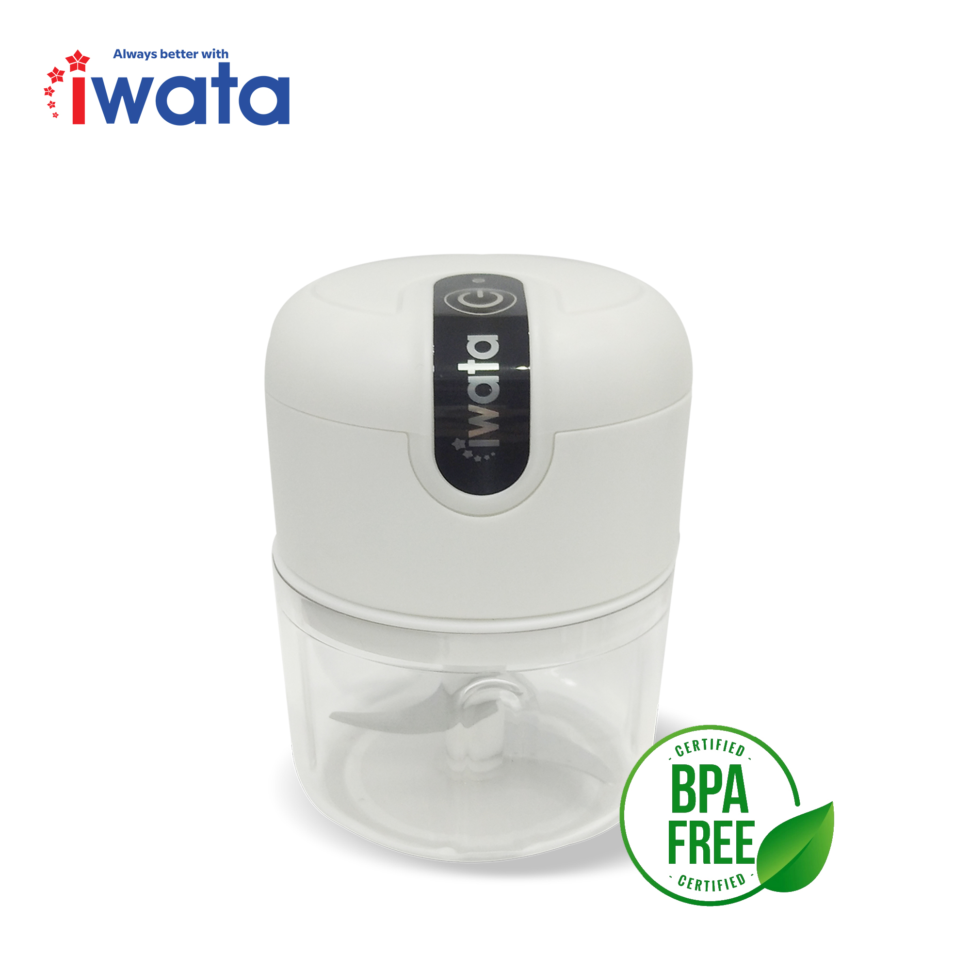 Iwata FP106 Mini and Multifunctional Rechargeable Food Processor