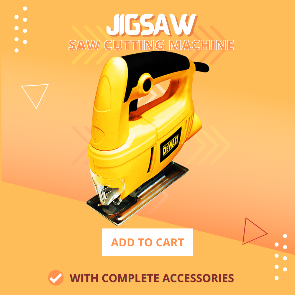 Dewalt Power Electric Jigsaw Wood Cutter Power Tools WITH FREE 10 PCS
