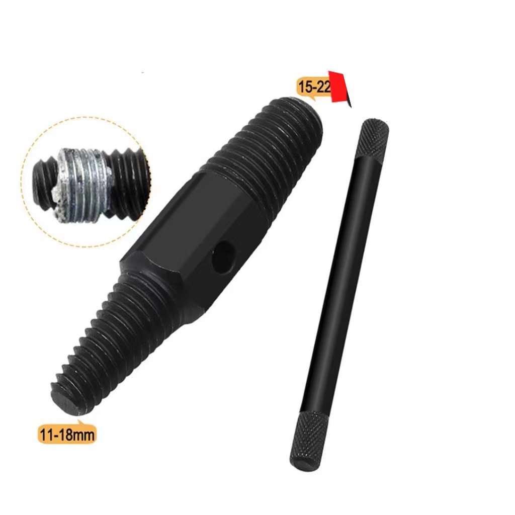 Double Head Screw Extractor Piped Broken Bolt Damaged Screw Drill Bits ...