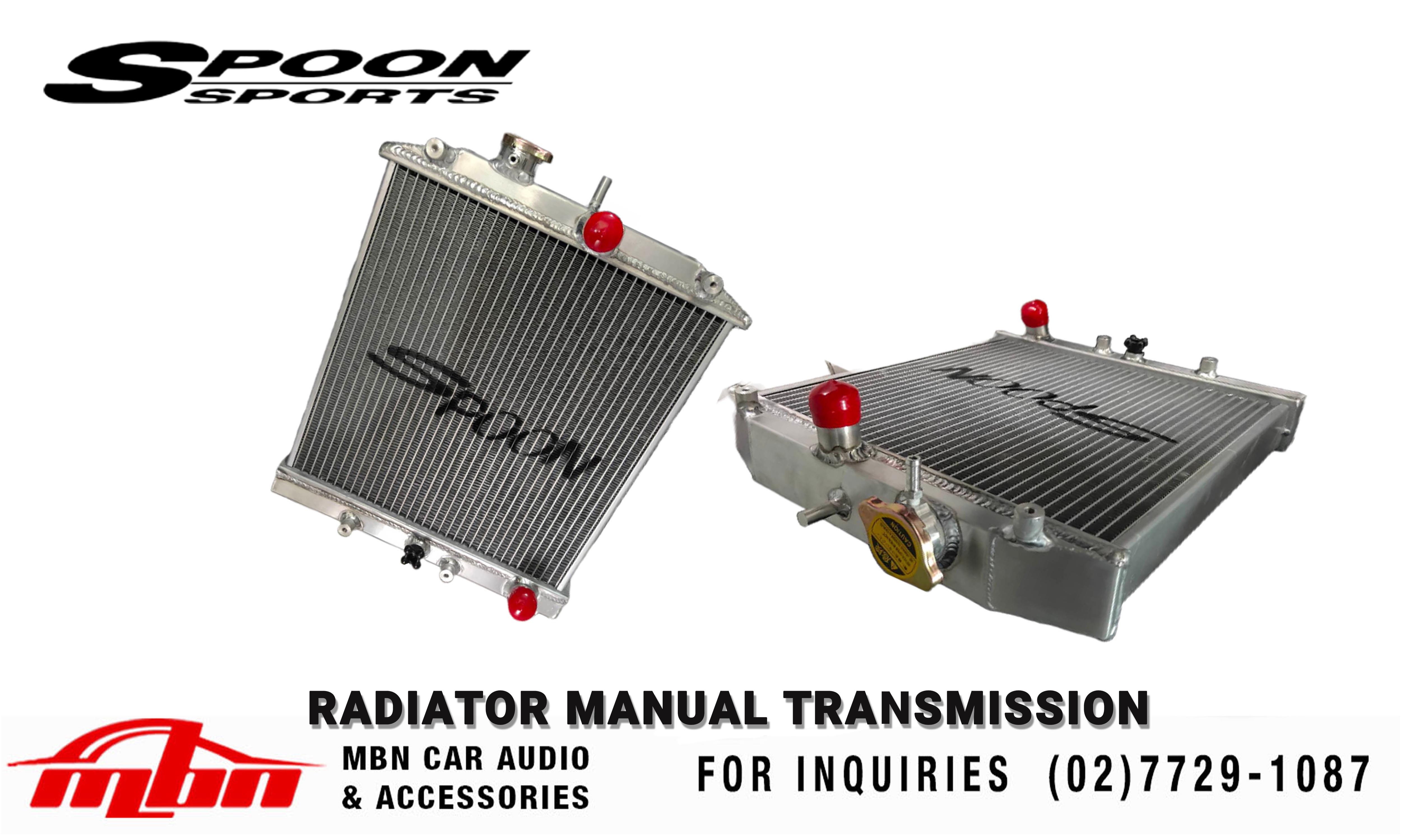 Spoon Full Aluminum High Performance Radiator 2 Rows Big Core Honda ...