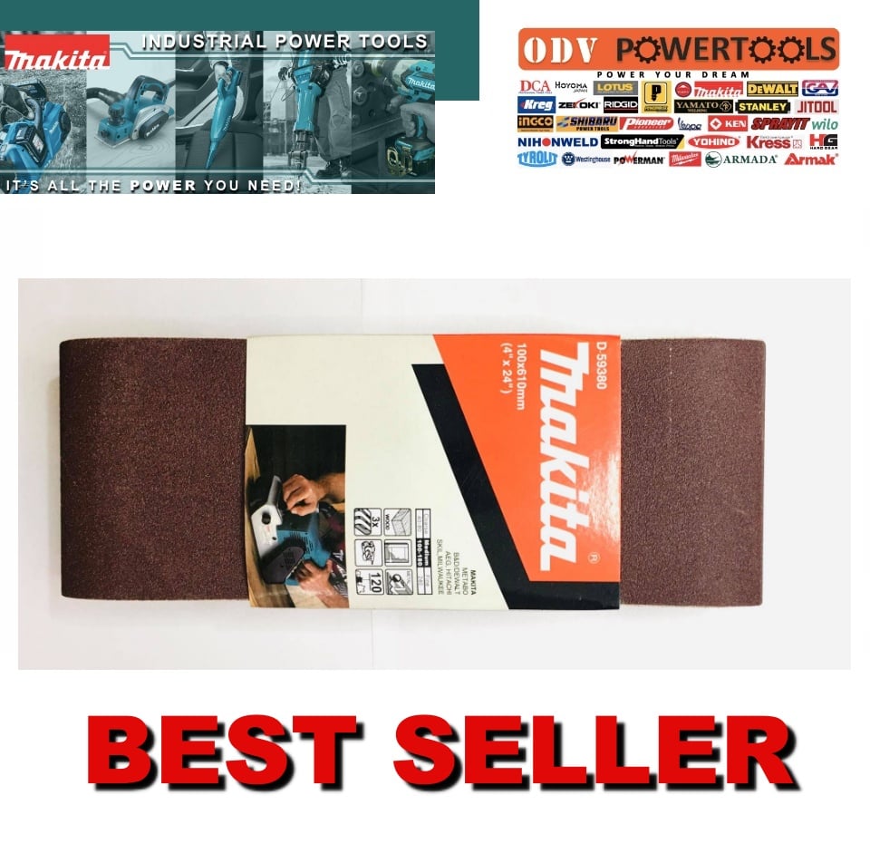 MAKITA Belt Sander Paper Grit 120 for 3 pieces ODV POWERTOOLS Lazada PH