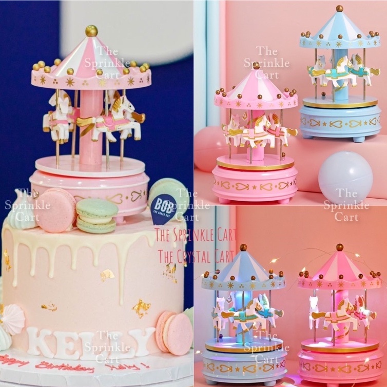 carousel cake  Carousel cake Birthday cake pinterest 1st birthday cakes