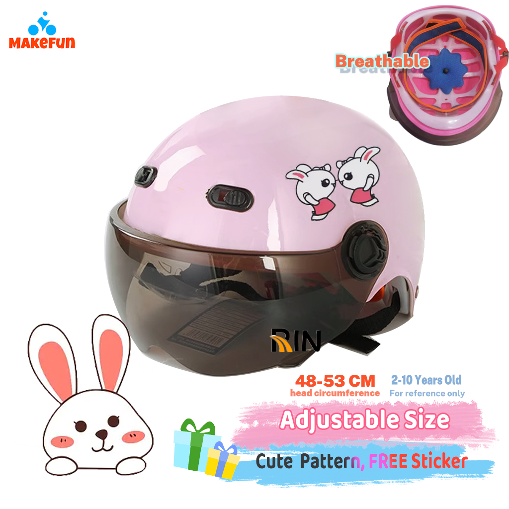 Motorcycle Helmet Helmet For Year Old Toddler Helmet 3-7 Year Old