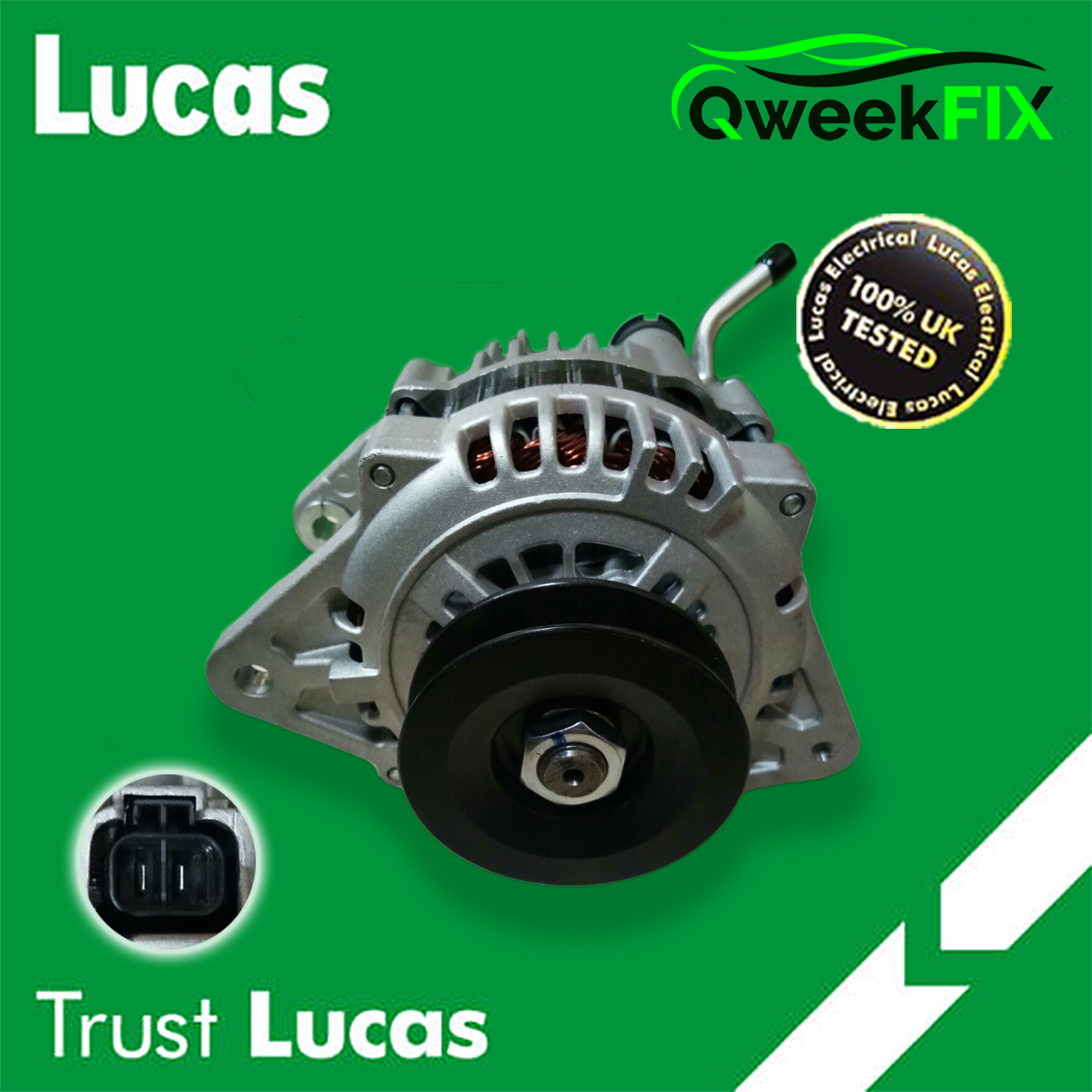 GENUINE LUCAS ALTERNATOR ASSEMBLY FOR ISUZU DMAX 3.0L / ALTERRA 4JJ1