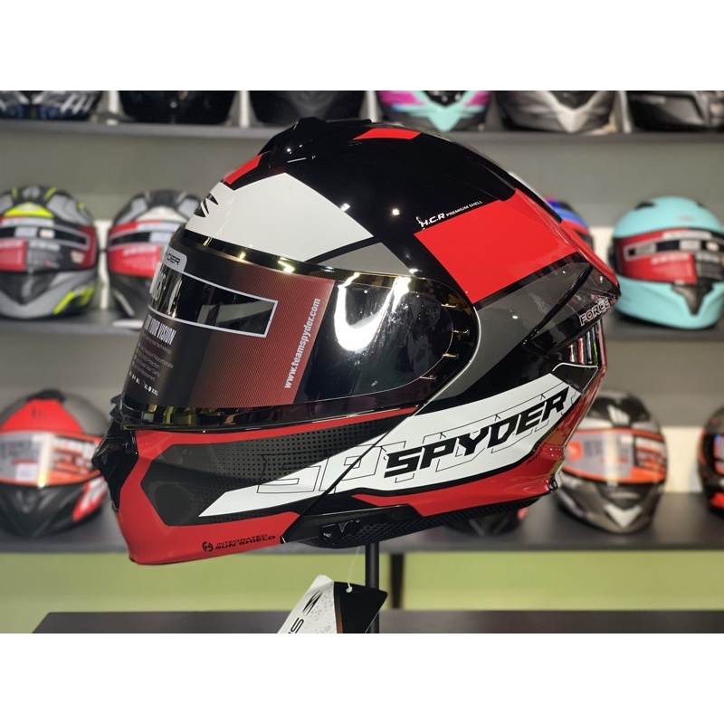 【New】 SPYDER FORCE GD Series 1 - Modular Helmet with Spare Clear Lens ...