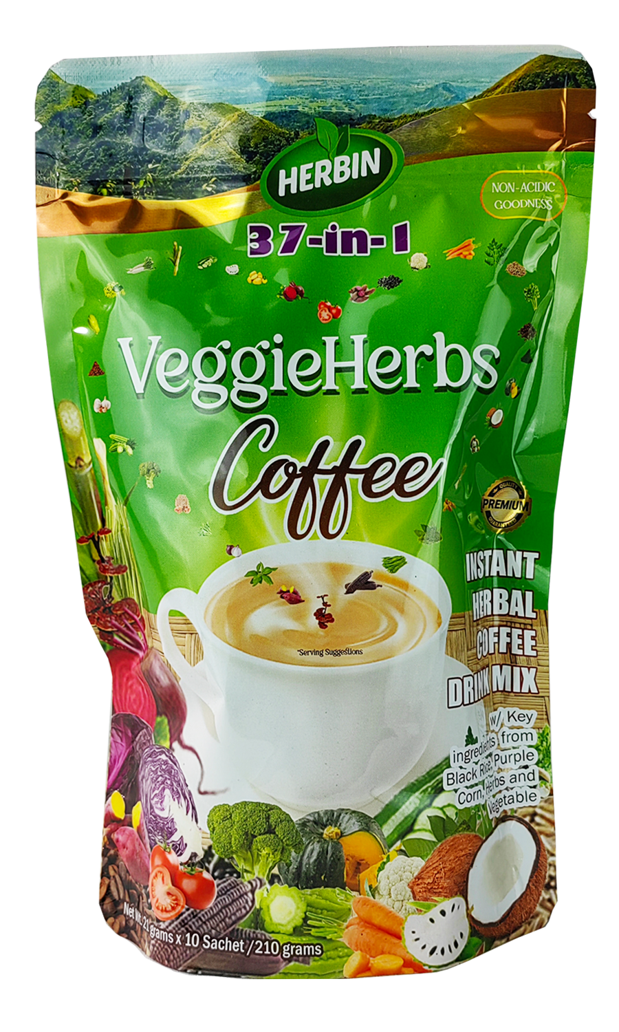 37in1 Veggie Herbs Coffee Lazada PH