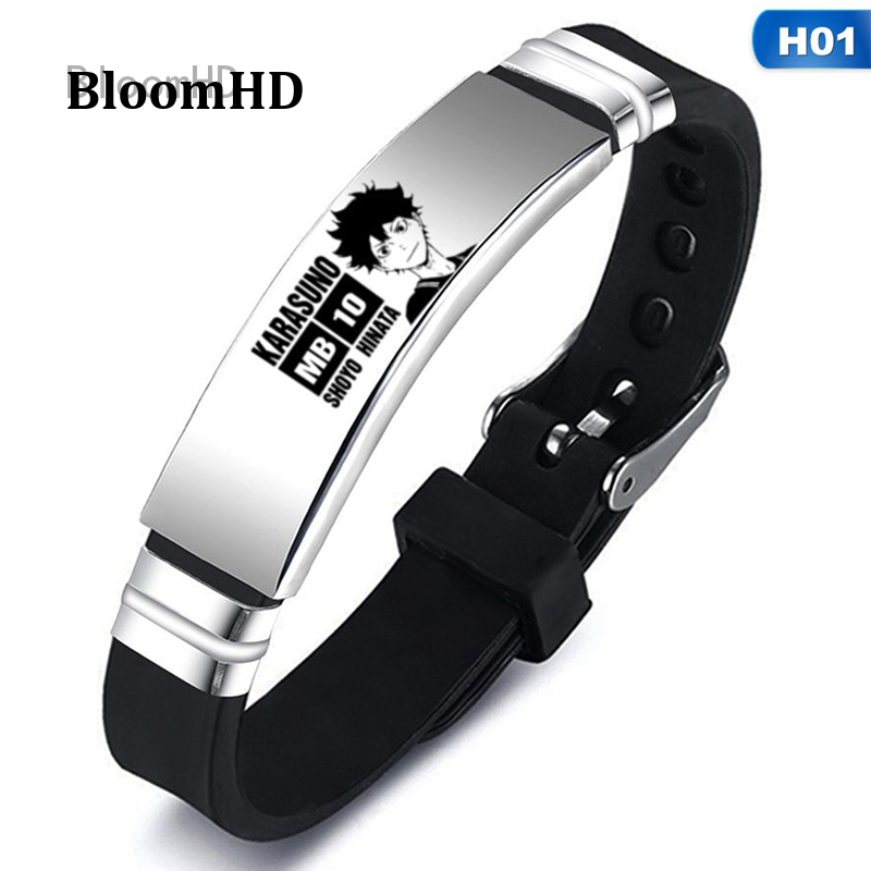 Haikyuu Volleyball Mens Nomination Bracelet Charms Japanese Anime Style  Black Silicone Adjustable Wrist Jewelry For Women And Men Wholesale  Accessories From Kaleidoo, $11.99 | DHgate.Com