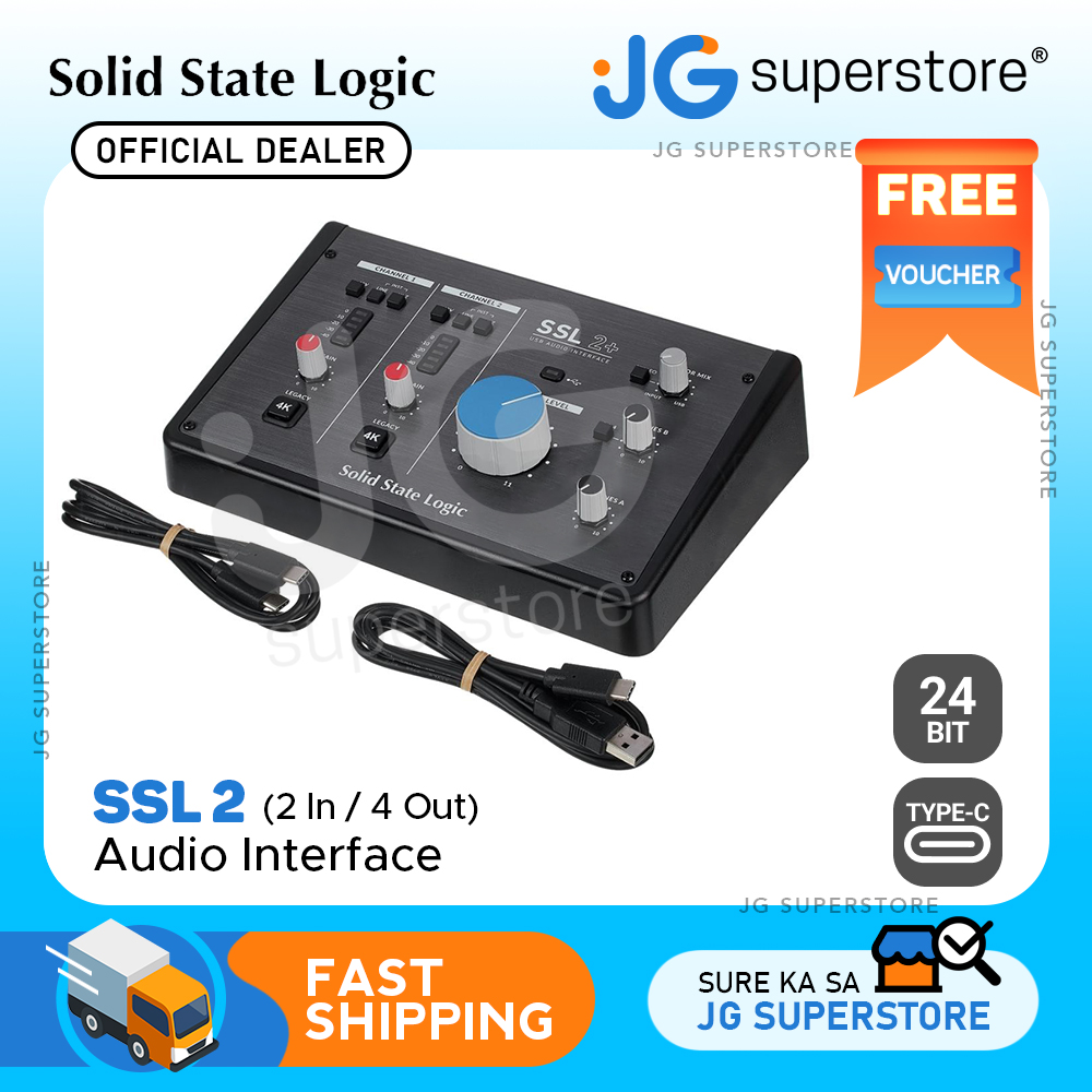 Solid State Logic SSL 2 / SSL 2+ Professional Desktop USB-C Audio ...