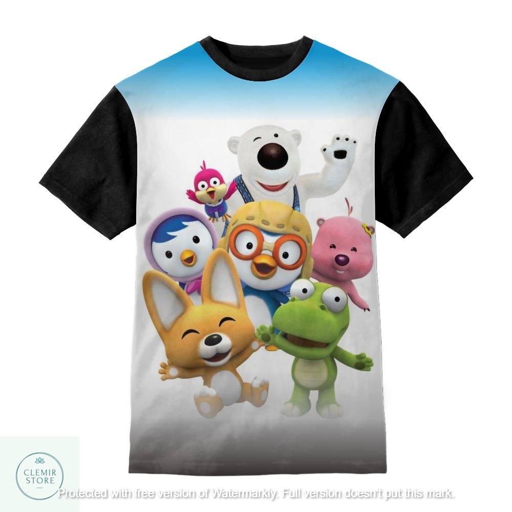 2023 Kids 3D T-Shirt | Printing Clothes - Pororo And Friends Anime ...