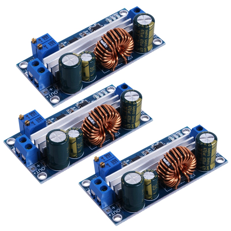 2X DC-DC Auto Buck Boost Voltage Converter Step Down/ Step Up Voltage Regulator Adjustable DC 5V-30V to 0.5-30V