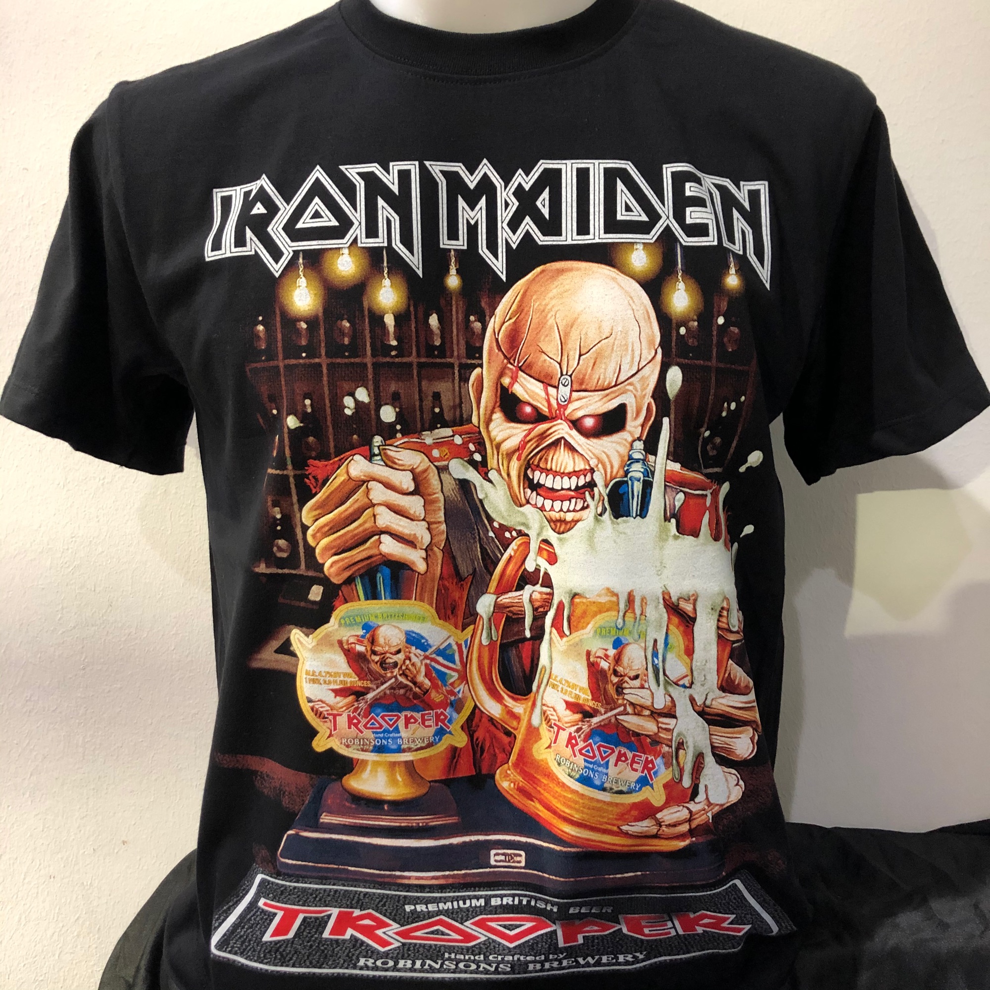 Iron maiden trooper beer IM rock t 