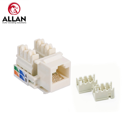 Allan Wallplate RJ11 RJ45 Socket Wall Mount Faceplate,1 Port RJ45 ...