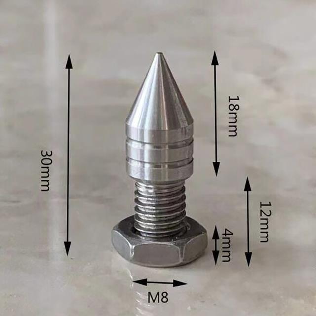 【CW】 HiFi Audio M8 Speaker Spikes Amplifier Rack Stand Feet Pad Brass