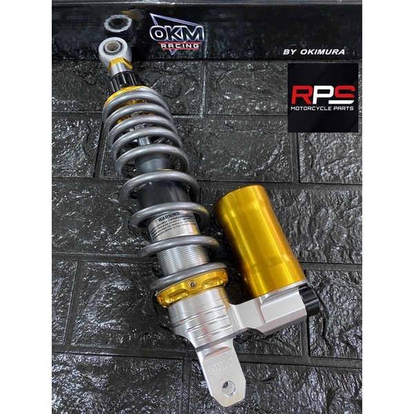 OKM Racing Rear Shock With Tank CLICK125i / 150i 325mm Lazada PH