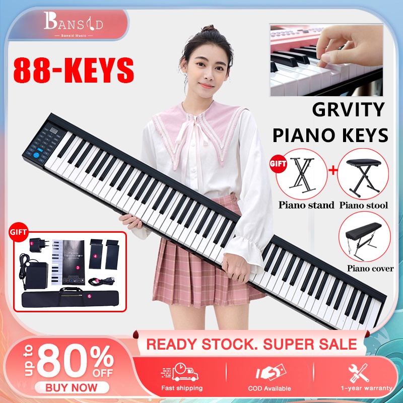 【Local Stock】 Bansidmusica Smart electric piano 88 keys, bluetooth