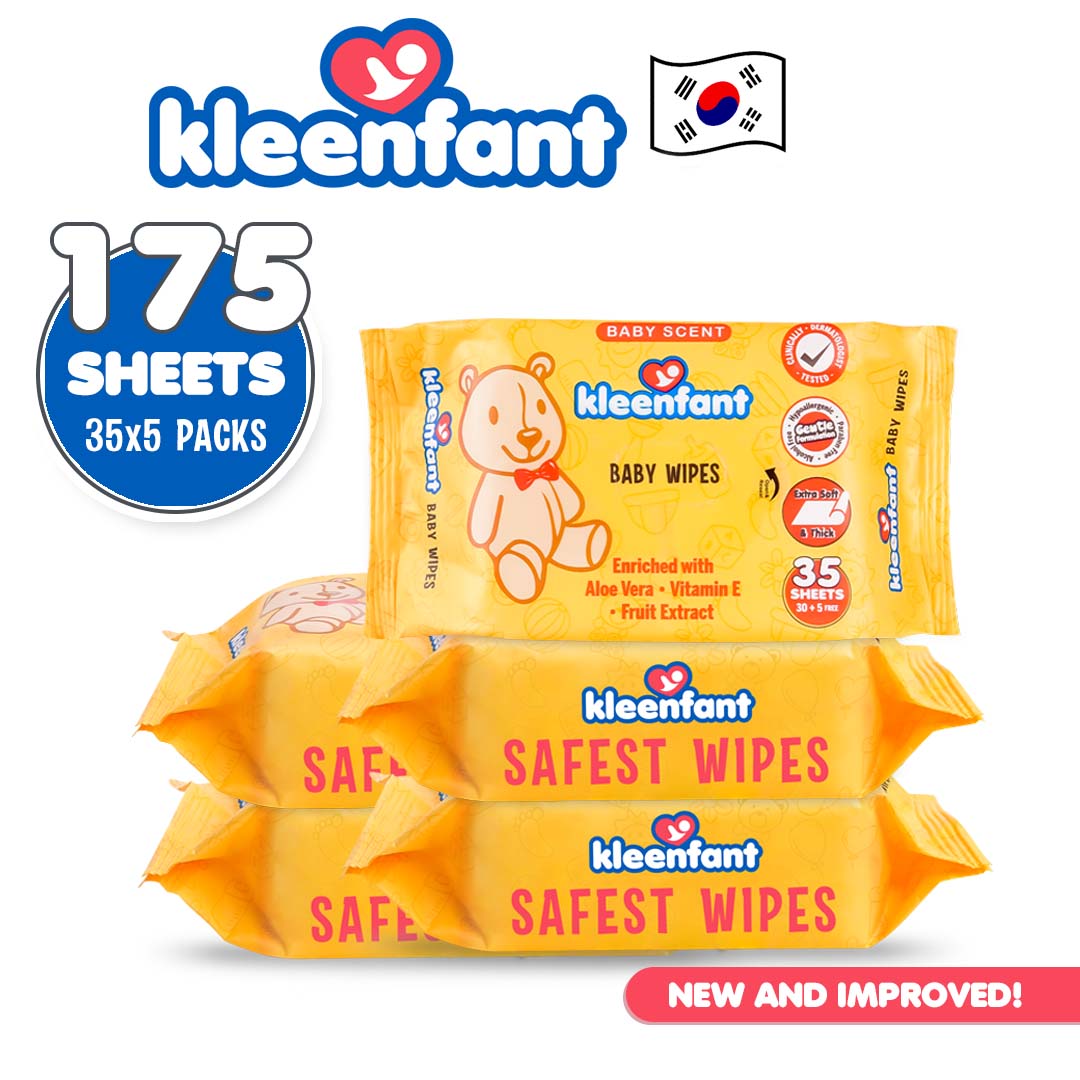Kleenfant Baby Scent Scented Baby Wipes 35 sheets Pack of wet