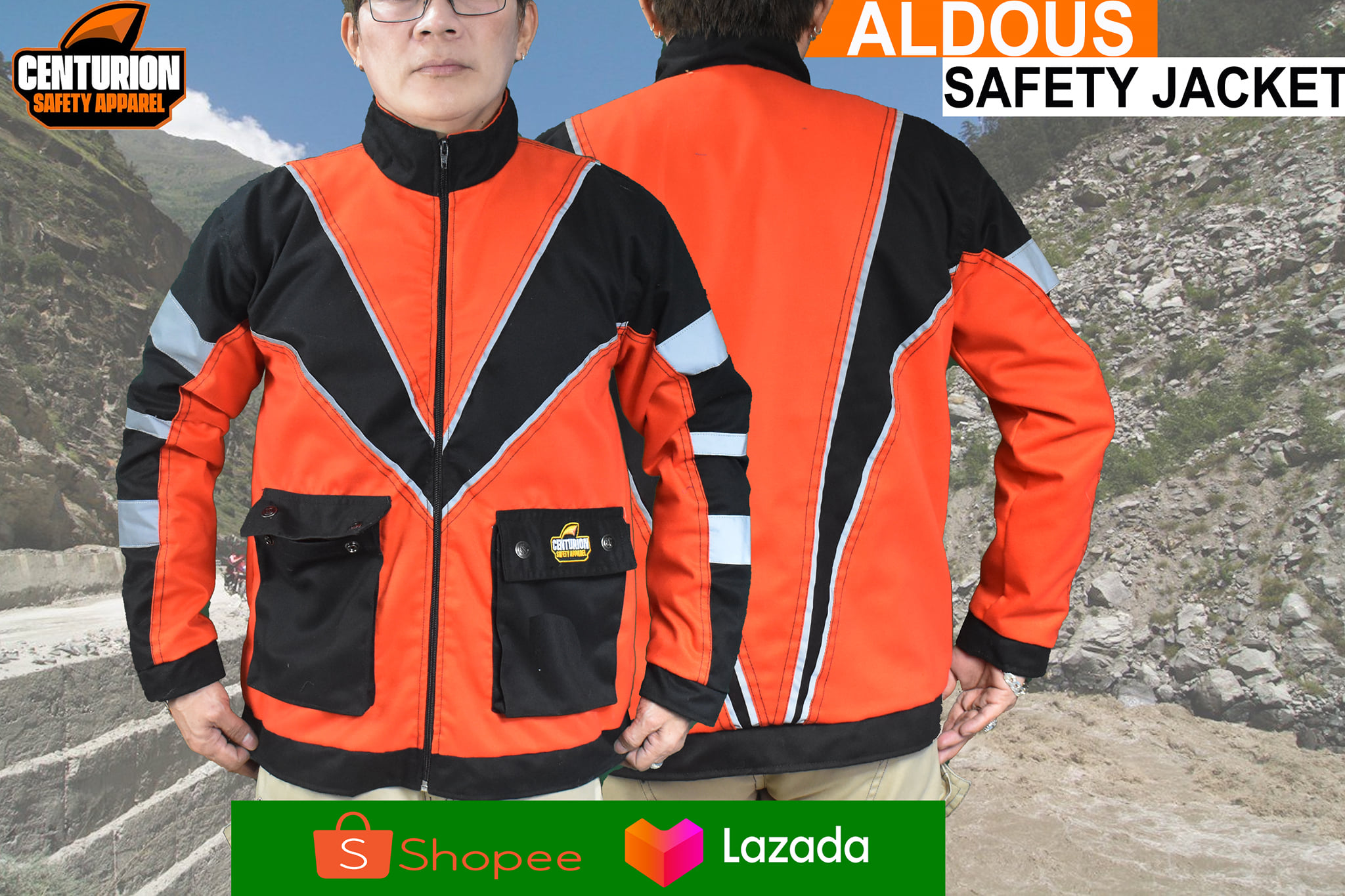 reflectorized safety jacket