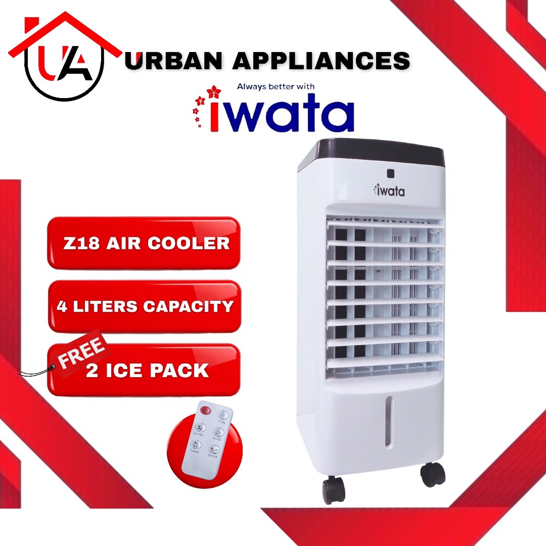 Iwata Aircool Z18 Air Cooler Air Purifier Humidifier 4 Liters Capacity