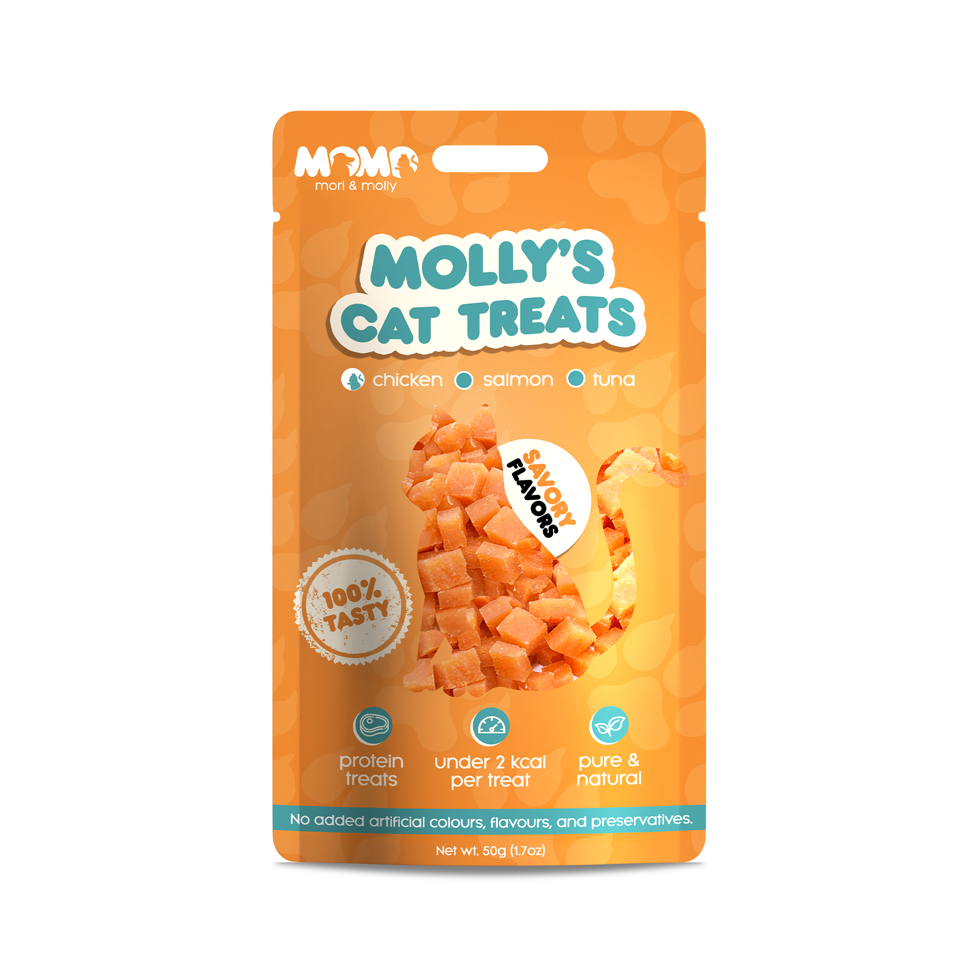 Mori & Molly (MOMO) Molly's Cat Treats Chicken Flavor 50g Lazada PH