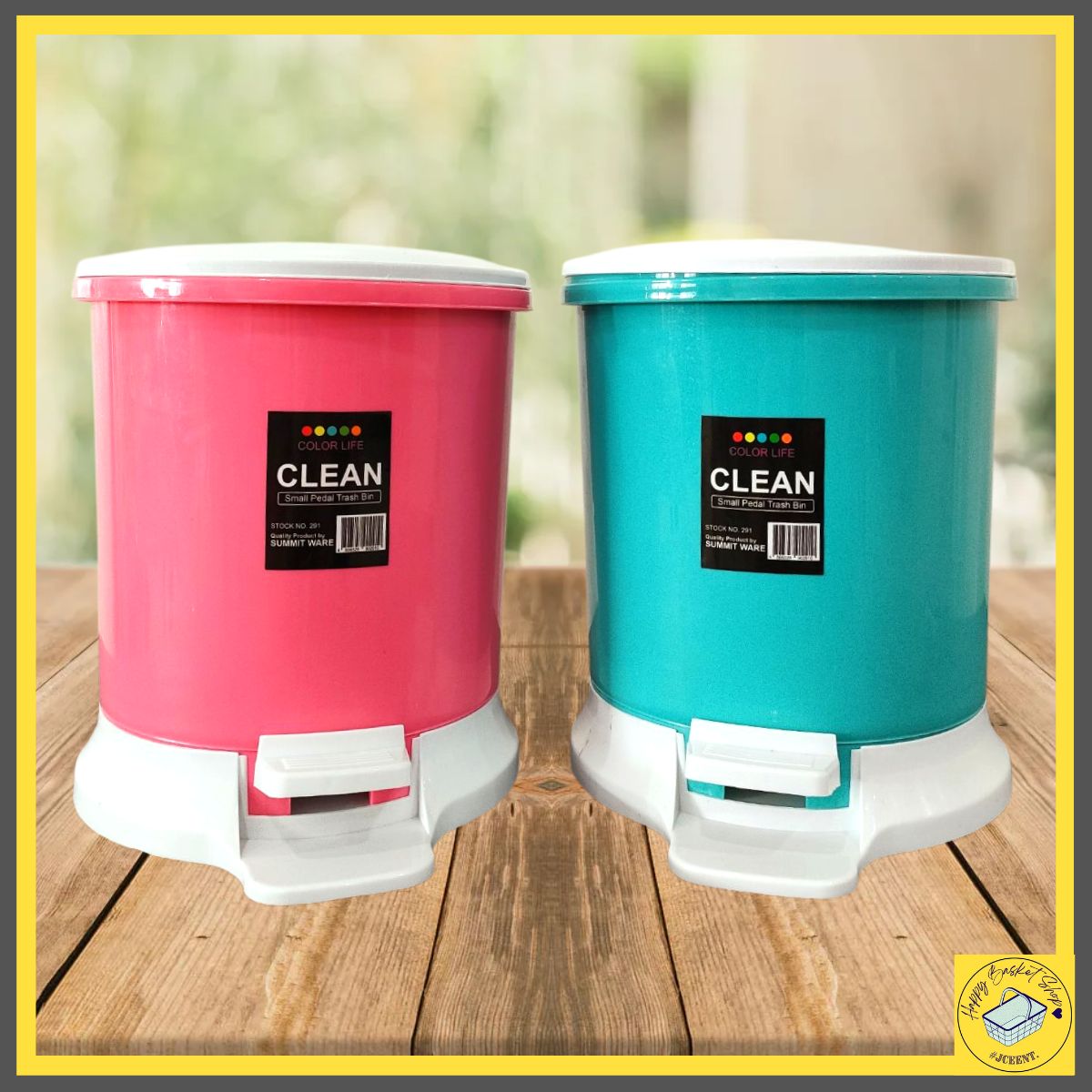 SMALL PEDAL TRASH BIN / PEDAL TRASH BIN / TRASH CAN WITH PEDAL / TRASH