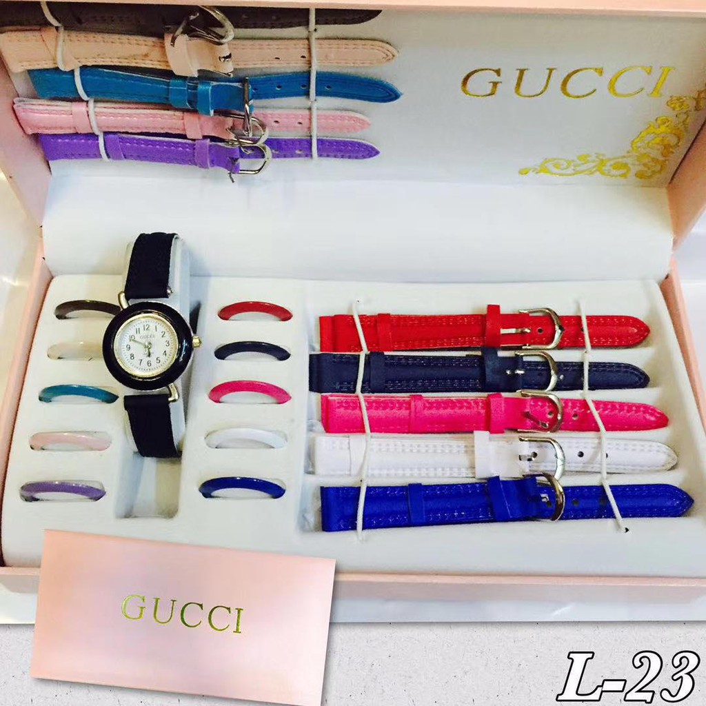 gucci watch changeable colors