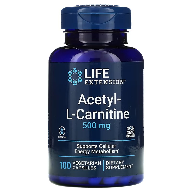 AcetylLCarnitine, 500 mg, 100 Vegetarian Capsules Lazada PH