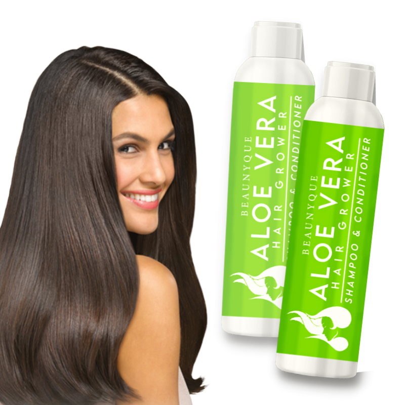 "Shampoo and Conditioner in One Bottle!" AllNatural & Organic Aloe