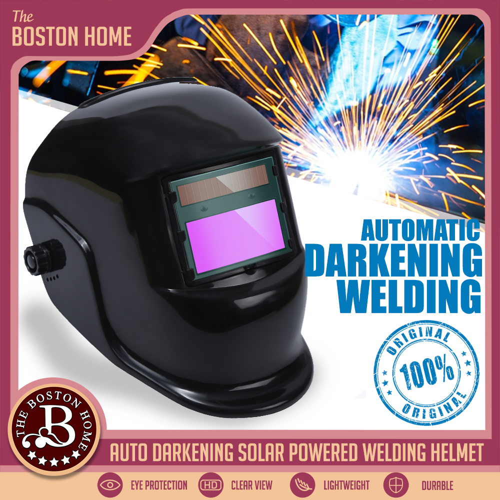 Boston Home Solar Auto Darkening Welding Mask Helmet ARC MIG Weld
