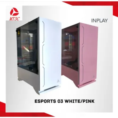 □☋ Explosion!MT3C Inplay E-sport 03 E-sport 06 ATX Case White Pink High Quality 3C Digital Accessories